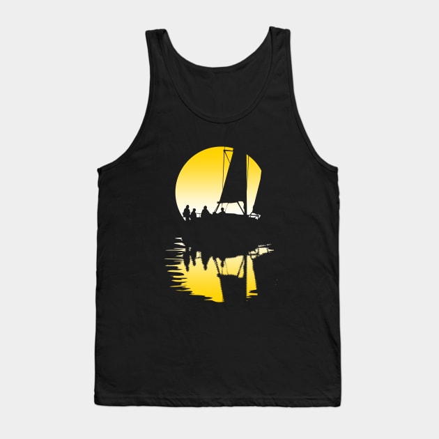 Sailing Sunset Tank Top by thingsandthings